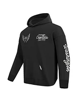 Pro Standard Men's Black Washington Capitals Paint the City Pullover Hoodie