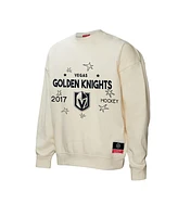 Mitchell & Ness Women's Cream Vegas Golden Knights Logo 3.0 Pullover Sweatshirt