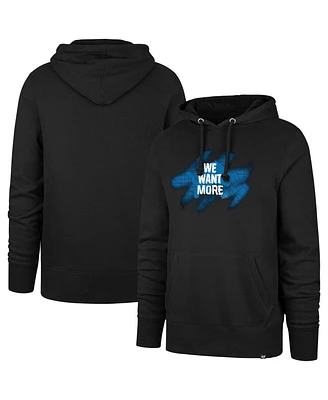 '47 Brand Men's Black Detroit Lions We Want More Headline Pullover Hoodie