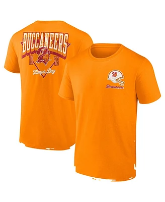 Fanatics Men's Orange Tampa Bay Buccaneers Big Tall Throwback Logo T-Shirt