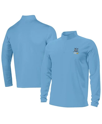 Under Armour Men's Light Blue Notre Dame Fighting Irish the Frozen Confines Motion Quarter-Zip Jacket