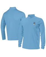 Under Armour Men's Light Blue Notre Dame Fighting Irish the Frozen Confines Motion Quarter-Zip Jacket