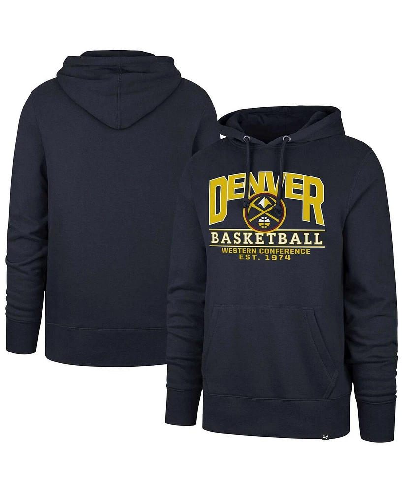 '47 Brand Men's and Women's Navy Denver Nuggets Good Call Headline Pullover Hoodie