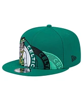 New Era Men's Kelly Green Boston Celtics Sport Night Team Shadow 9FIFTY Snapback Hat