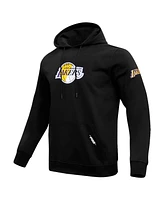 Pro Standard Men's Black Los Angeles Lakers Split Logo Pullover Hoodie