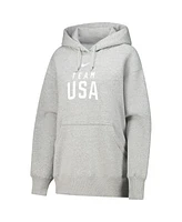 Nike Women's Gray Team Usa Phoenix Fleece Pullover Hoodie