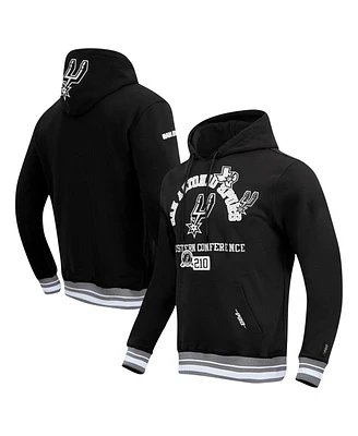 Pro Standard Men's Black San Antonio Spurs Area Code Pullover Hoodie