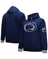 Mitchell & Ness Men's Navy Penn State Nittany Lions Chainstitch Fleece Pullover Hoodie