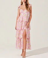 Astr the Label Women's Midsummer Tiered Maxi Dress