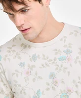 Sun + Stone Men's Regular-Fit Floral T-Shirt, Exclusively at Macy's