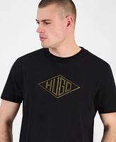 Hugo by Boss Men's Dalendi Regular-Fit Embroidered Logo Graphic T-Shirt