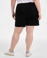 Style & Co Plus Pull-On Shorts, Exclusively at Macy's