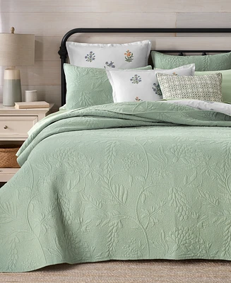 Charter Club Trapunto Vine 3-Pc. Quilt Set, Full/Queen, Exclusively at Macy's