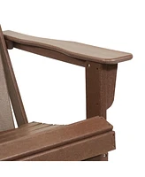 Folding All-Weather Adirondack Chair