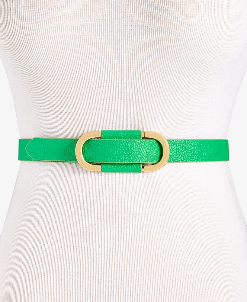 On 34th Pull-Through Skinny Belt, Exclusively at Macy's