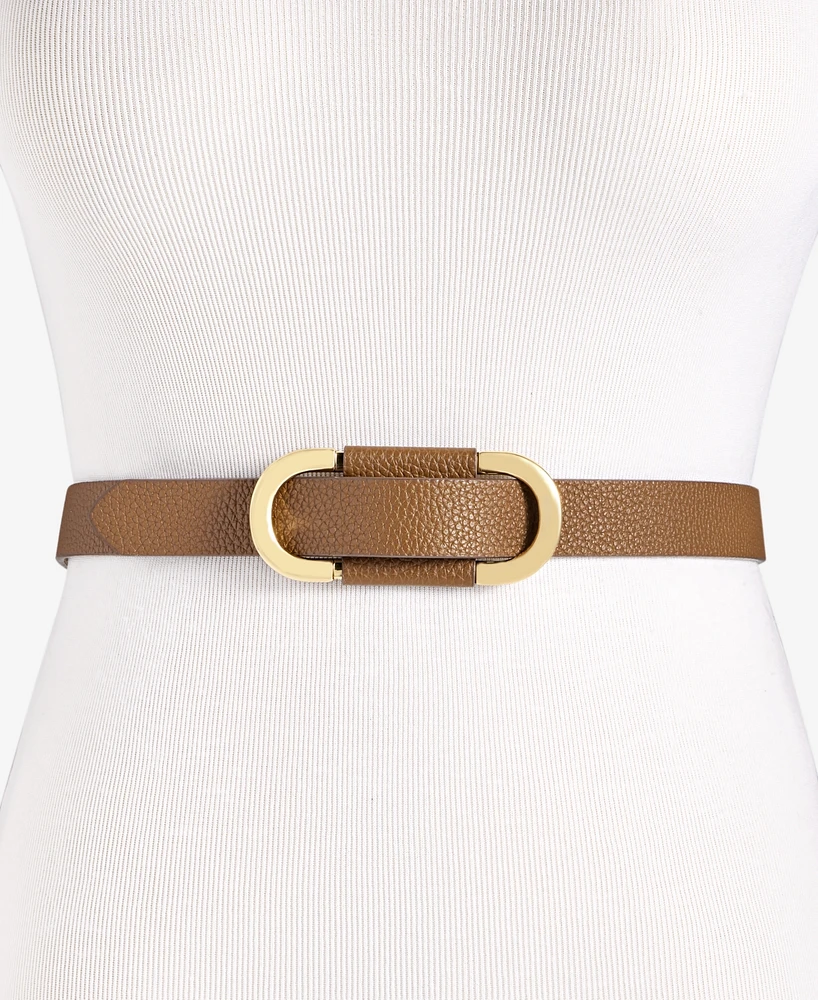 On 34th Pull-Through Skinny Belt, Exclusively at Macy's