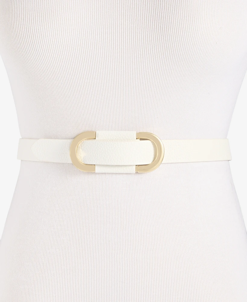 On 34th Pull-Through Skinny Belt, Exclusively at Macy's