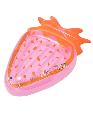 Sunnylife Strawberry Luxe Lie-On Pool Float