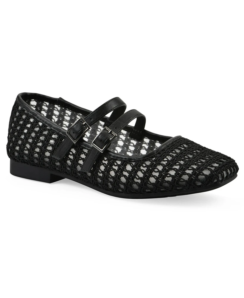 Cliffs by White Mountain Women's Besnik Mary Jane Round Toe Flats