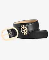 Giani Bernini Women's Cut-Out-Logo Loop Pant Belt, Exclusively at Macy's