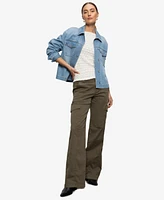 Sanctuary Women's Make Way Button-Front Denim Jacket