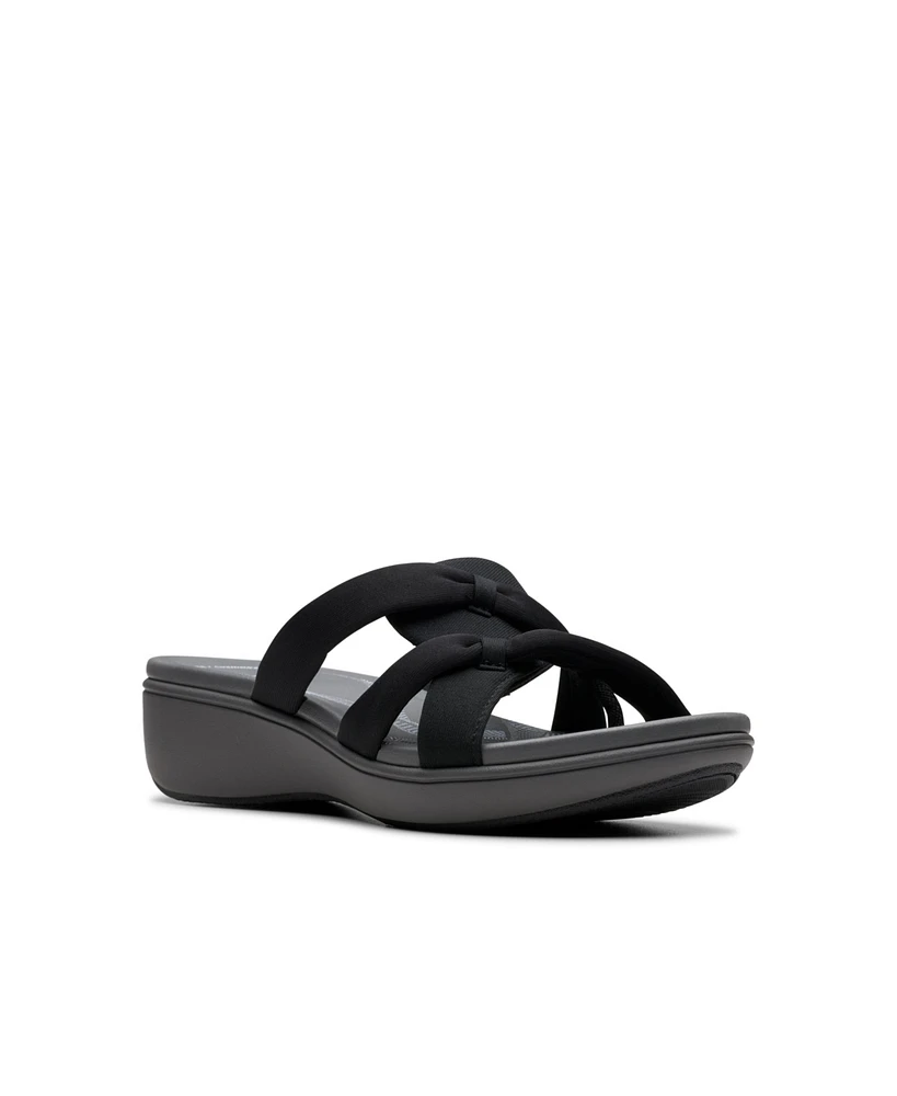 Clarks Cloudsteppers Women's Breeze Rae Cam Slip-On Flat Sandals