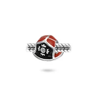 Bling Jewelry Firefighter Hat Charm Bead Sterling Silver for European Bracelet