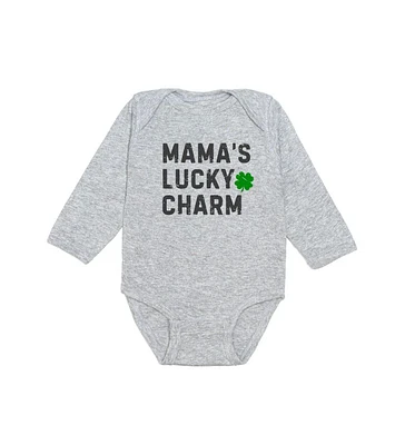 Sweet Wink Baby Boys Mama's Lucky Charm St. Patrick's Day Long Sleeve Bodysuit