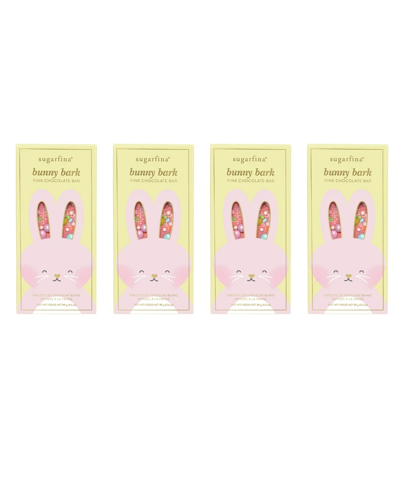 Sugarfina Easter Bunny Bark Pink Chocolate Bar Kit, 4 Piece