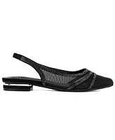 Jones New York Women's Quilletta Embellished Slingback Dress Flats