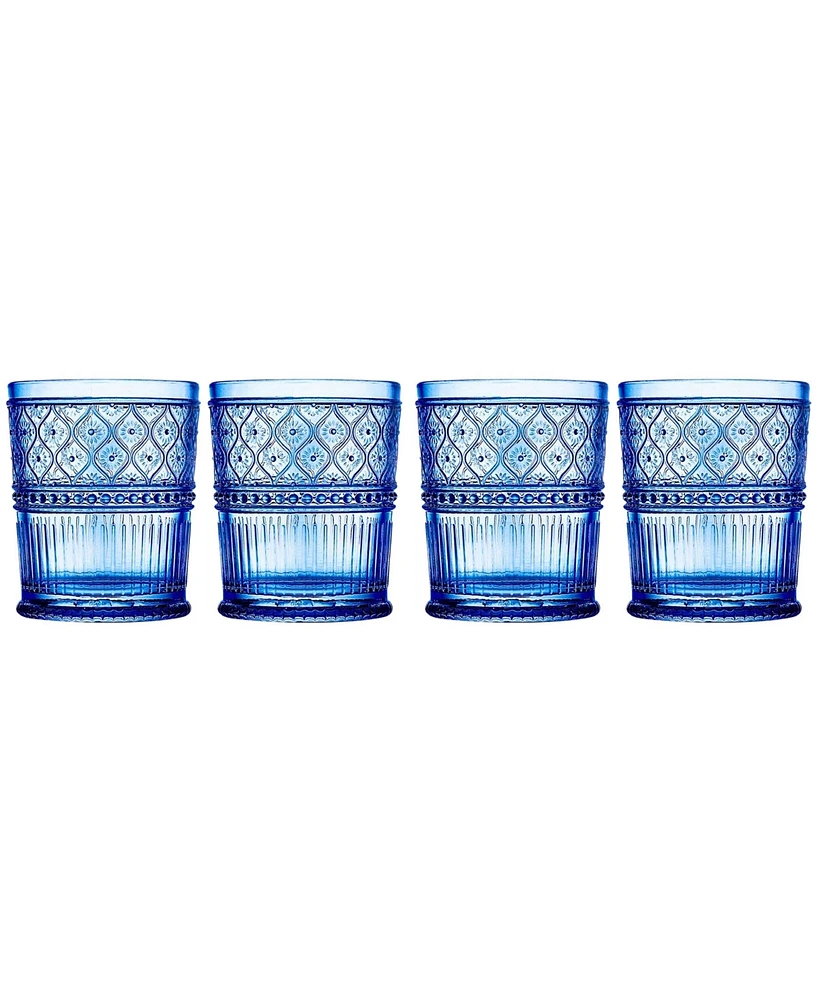 Godinger Claro Double Old-Fashioned Glasses, Set of 4