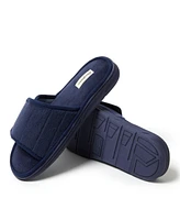 Dearfoams Men's Collin Terry Adjustable Shower Slide House Slipper