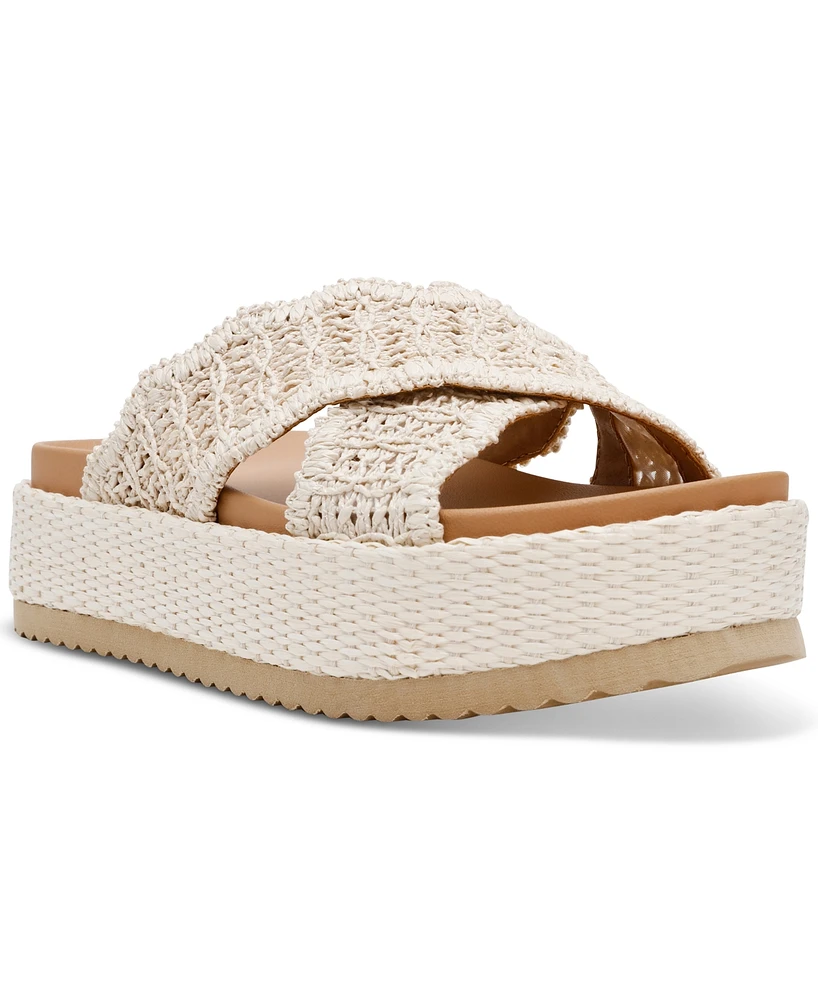 Dv Dolce Vita Women's Sivan Crisscross Platform Sandals