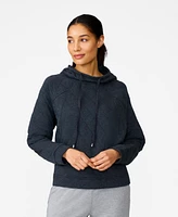 Cable & Gauge Women's Geo Quilted Hoodie Sweatshirt