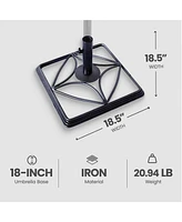 Four Seasons Courtyard Stonington 18.5 Inch Heavy Iron E Coated Umbrella Base