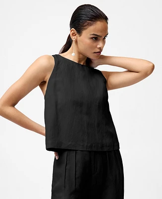 French Connection Women's Birdie Bow-Back Swing Top