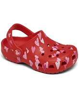 Crocs Toddler Girls' Valentine's Day Classic Clogs from Finish Line