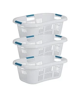 Rubbermaid 2.1-Bushel Small Hip-Hugger Plastic Laundry Basket