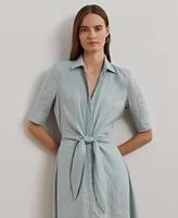 Lauren Ralph Women's Linen Shirtdress, Regular & Petite