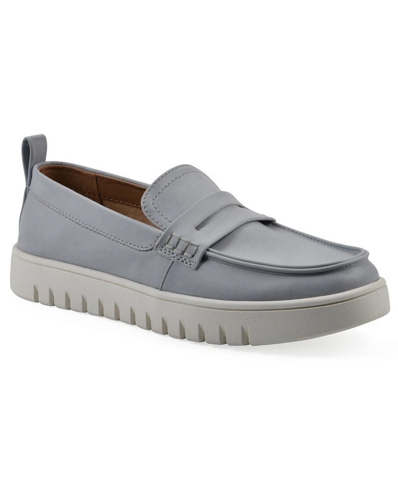 White Mountain Women's Nonna Round Toe Penny Loafers