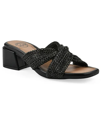 White Mountain Women's Mills Round Toe Dress Sandals