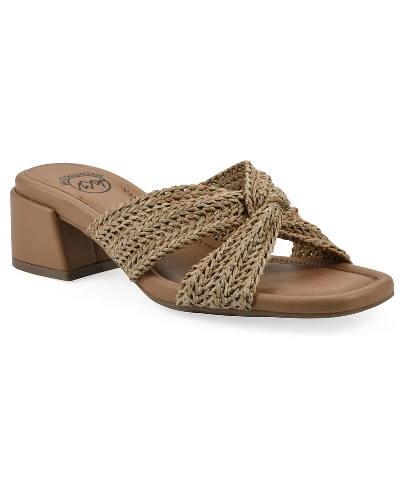 White Mountain Women's Mills Round Toe Dress Sandals