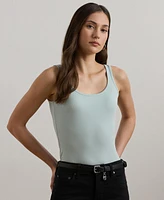 Lauren Ralph Women's Stretch Cotton Tank Top