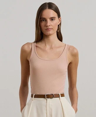 Lauren Ralph Lauren Women's Stretch Cotton Tank Top