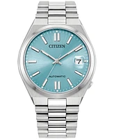 Citizen Unisex Sport Luxury Automatic Tsuyosa Silver-Tone Stainless Steel Bracelet Watch 37mm