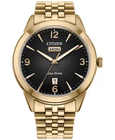 Citizen Men's Classic Rolan Gold-Tone Stainless Steel Bracelet Watch 40.5mm