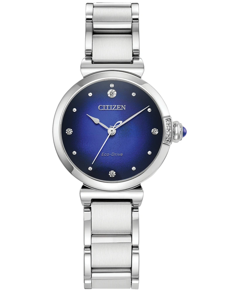 Citizen Women's Classic Mae Silver-Tone Stainless Steel Bracelet Watch 29.5mm