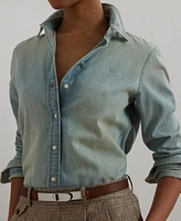 Lauren Ralph Women's Classic-Fit Denim Shirt