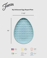 Fiesta Embossed Egg Plate