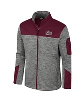 Colosseum Men's Gray/Maroon Montana Grizzlies Guard Full-Zip Jacket